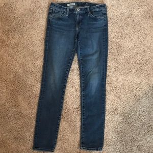 AG cigarette leg jeans, medium wash